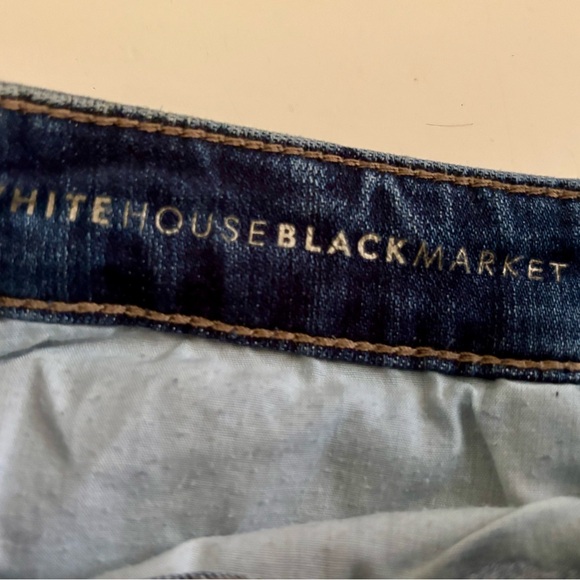 WHBM Distressed Girlfriend Jeans - Picture 5 of 8